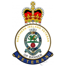 Princess of Wales Royal Regiment Northern Ireland Veterans Sticker Op Banner